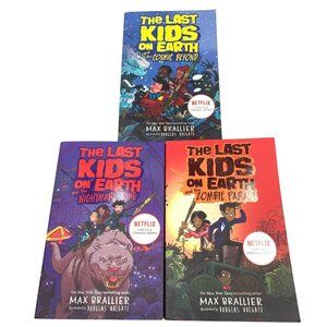 The Last Kids On Earth Lot of 3 Books Paperback Max Brallier Netflix Zombie ++